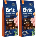 Brit Premium by Nature Sport 2 x 15 kg – Hledejceny.cz