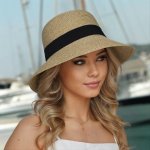 Krumlovanka dámský letní nemačkavý klobouk Cloche P-12628 béžová – Zboží Dáma