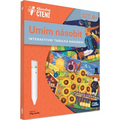 Albi Kouzelné čtení Kniha Umím násobit – Zboží Mobilmania