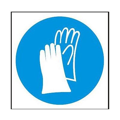 Symbol rukavice 148x148mm - samolepka – Zboží Dáma