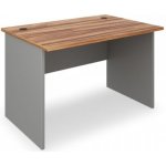 Rauman Stůl SimpleOffice 120 x 80 cm ořech vlašský / šedá – Zboží Dáma