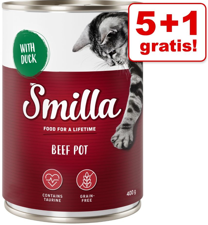 Smilla jemné rybí drůbeží s drůbežími srdíčky 6 x 400 g