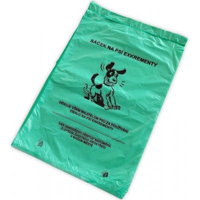 CleverPack sáčky na psí exkrementy zelené 20 x 28 cm - blok 50 ks – Zboží Dáma
