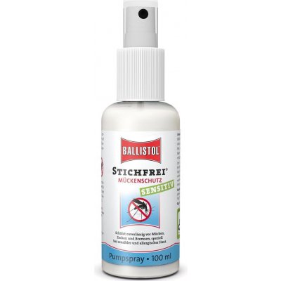 Ballistol Stichfrei Sensitive repelent na komáry klíšťata a mouchy 100 ml – Hledejceny.cz