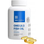 USA medical Omega 3 Fish Oil 60 kapslí – Hledejceny.cz