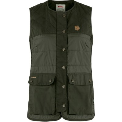 Fjallraven Forest Wool Padded Vest W DARK OLIVE – Hledejceny.cz
