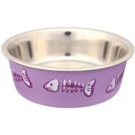 Trixie miska nerez vzor kostra rybky 0,25 l 12 cm – Zboží Mobilmania