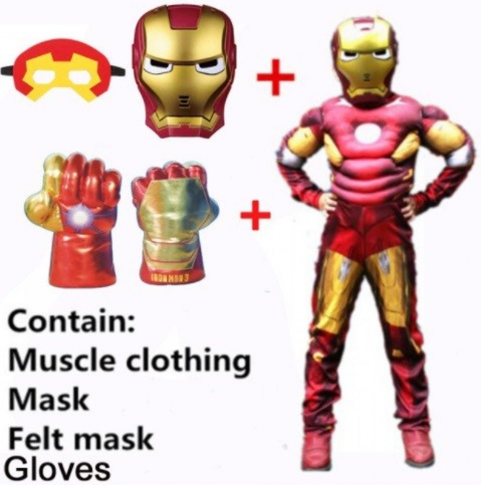 Marvel s doplňky Iron man + masky + rukavice | Srovnanicen.cz