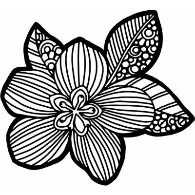 Šablona TCW 6"x6" (15,2x15,2 cm) - Flower Blossom – Sleviste.cz
