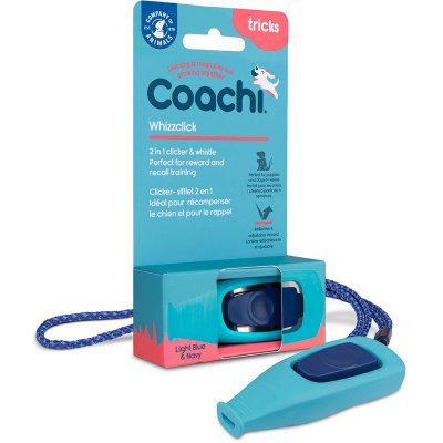 Coachi Whizzclick clicker s píšťalkou světle modrý – Hledejceny.cz