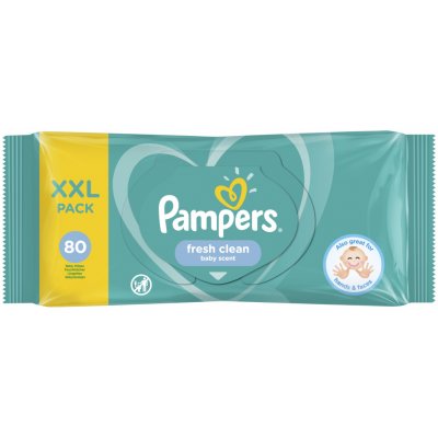 Pampers ubrousky Fresh Clean XXL 80 ks – Zboží Dáma