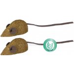 Trixie Myš catnip 5 cm s koženým ocáskem - 2 ks v balení – Zboží Dáma