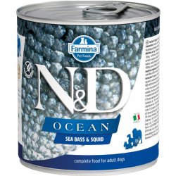 N&D Ocean Dog Adult Sea Bass & Squid 285 g