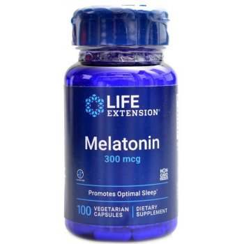 Life Extension Melatonin 300 mcg 100 kapslí