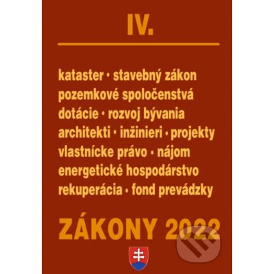 Zákony 2022 IV - Poradca s.r.o. – Zbozi.Blesk.cz