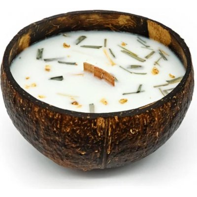 TROPIKALIA Veganská svíčka v kokosu lemongrass & ginger 350 ml – Zboží Mobilmania