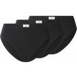 esmara Dámské vroubkované kalhotky s BIO bavlnou 3 kusy černá – Hledejceny.cz