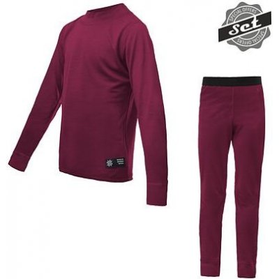 Sensor Merino Active Set junioský triko dl.rukáv + spodky lilla – Zboží Dáma