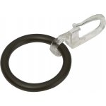 Expo Ambiente Záclonový kroužek s háčkem, pro tyče ø 28 mm, černé, 8 ks 67915-007 – Hledejceny.cz