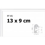 BFHM Plastový rám 13x9cm bílý – Sleviste.cz