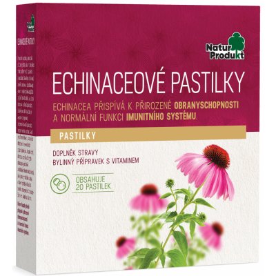 Naturprodukt Echinaceové pastilky 20 kapslí