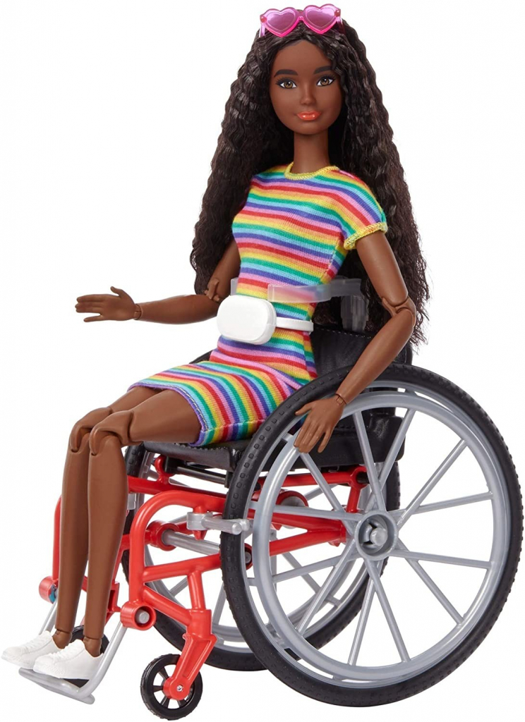 Barbie modelka na invalidním vozíku černoška od 249 Kč - Heureka.cz