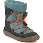 Chlapecké zimní barefoot boty TEX TRACK WOOL Petroleum G3160251-3 – Zboží Mobilmania