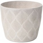 Pro-Tech shop Květináč FLOW PETIT ECO WOOD 230mm bílý 80800 – Hledejceny.cz