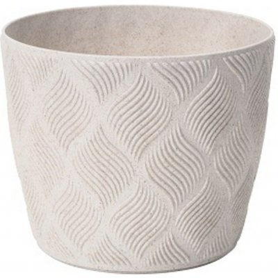 Pro-Tech shop Květináč FLOW PETIT ECO WOOD 230mm bílý 80800 – Hledejceny.cz