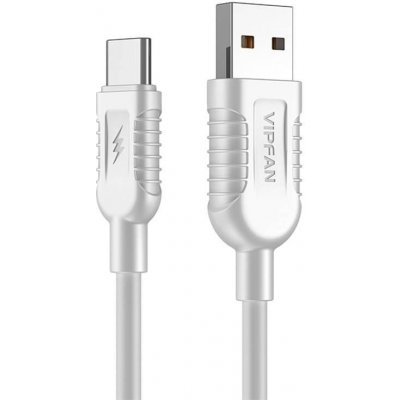 Vipfan X04 USB na USB-C, 5A, 1,2m, bílý