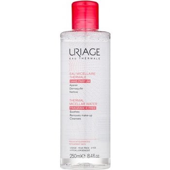 Uriage Eau Micellaire Thermale micelární čistící voda pro citlivou pleť se sklonem k podráždění bez parfemace (Soothes, Removes Make-Up, Cleanses) 250 ml