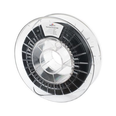 Spectrum S-FLEX filament 90A deep black 1,75mm 0,5kg – Zboží Živě