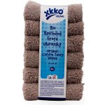 Xkko bio bavlněné froté ubrousky Organic 21x21- Atmosphere – Hledejceny.cz