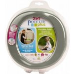 POTETTE PLUS 2v1 cestovní nočník redukce na WC šedý – Zboží Dáma
