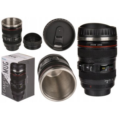 Lens Mug nerezový Hrnek pro fotografy objektiv 0,4 l – Zboží Dáma