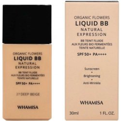 Whamisa BIO Liquid BB krém SPF50+ Deep Beige 30 ml