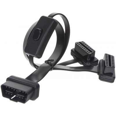 OBD07 Konektor OBD2 odbočka 1 samec / 2 samice / 1x vypínač – Zboží Živě