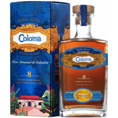 Coloma Rum 8y 40% 0,7 l (karton) – Sleviste.cz