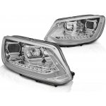 PŘEDNÍ SVĚTLOMETY, SVĚTLA, LAMPY VW TOURAN 2010-2015, TUBE, DRL, SEQ, CHROM – Hledejceny.cz
