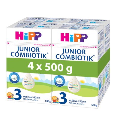 HiPP 3 Junior Combiotik 4 x 500 g – Sleviste.cz