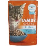 Iams Kitten kuře v omáčce 85 g – Hledejceny.cz