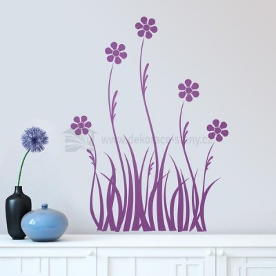 dekorace-steny.cz 651 - Nálepky na stěnu - Rostliny - 50 x 70 cm
