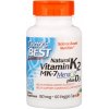 Vitamín a minerál Doctor's Best Vitamin K2 MK-7 MenaQ7 plus Vitamin D3 180 mcg 60 rostlinných kapslí