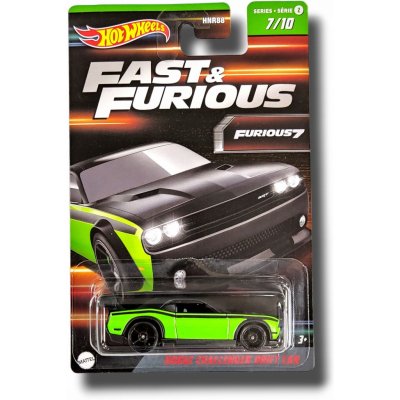 Hot Wheels Fast and Furious Dodge Challenger Drift Car – Hledejceny.cz