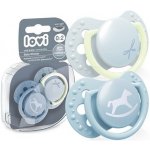 Lovi silikon dynamické dudlíky Baby Shower Boy modrá – Zboží Dáma