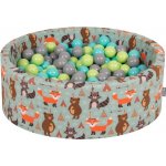 Divio suchý bazén 90x30 cm + 200 míčků vzor 204 – Sleviste.cz