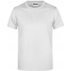 Pánské Tričko Pánské tričko Basic 180 JN790 Bílá