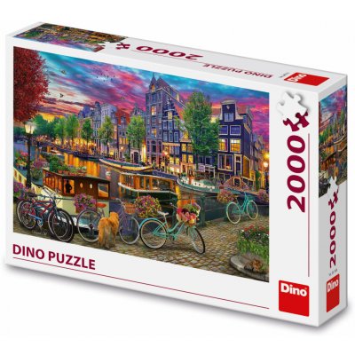 DINO Malovaný Amsterdam 2000 dílků – Zbozi.Blesk.cz