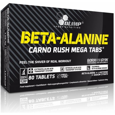 Olimp Beta-Alanine Carno Rush 80 tablet – Hledejceny.cz
