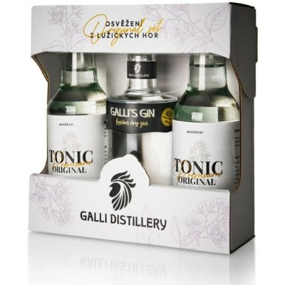 Galli Dárkové balení GIN & TONIC 200 ml + 2 x 250 ml (set) – Zboží Dáma
